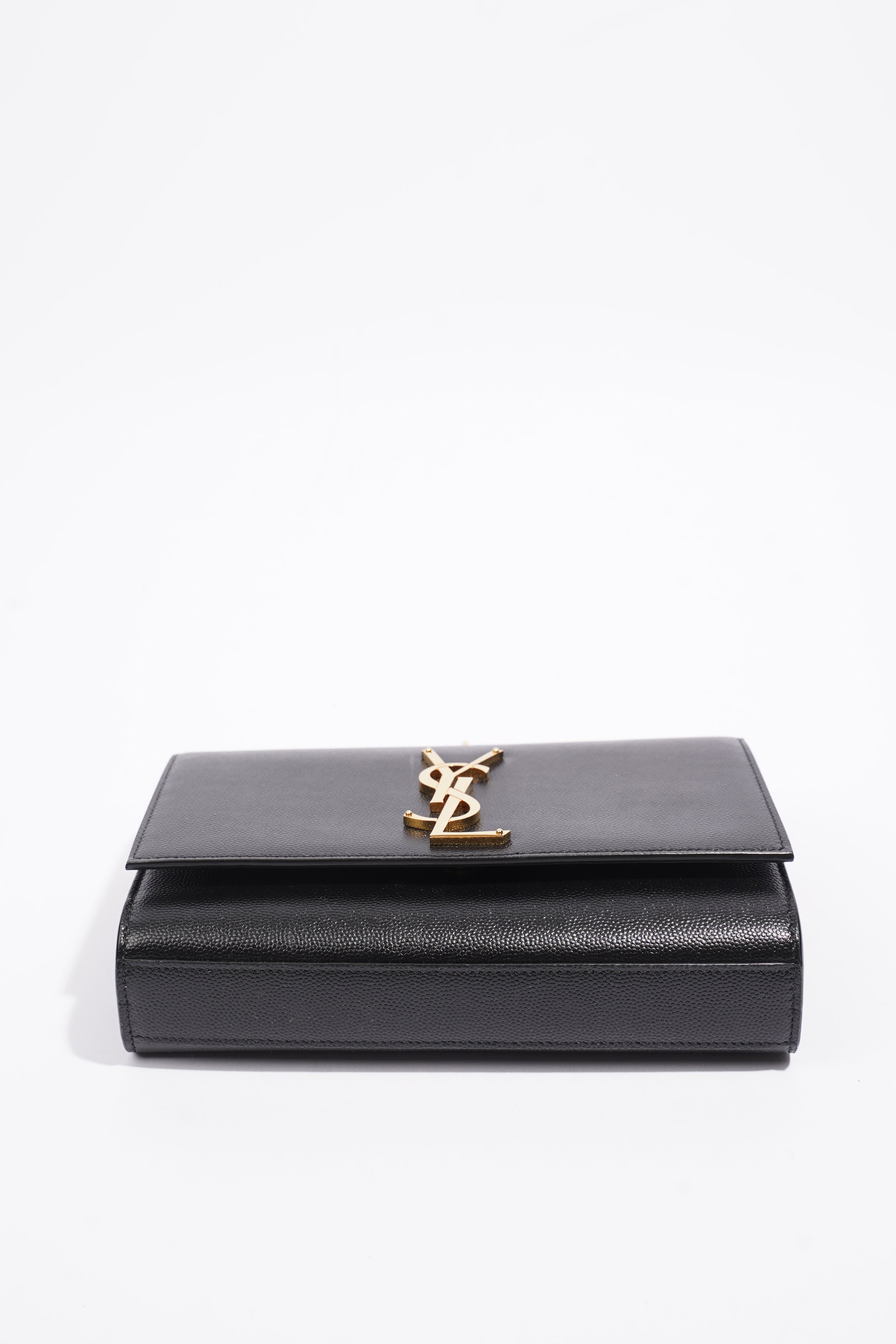 Saint Laurent Saint Kate Small Black / Gold Leather