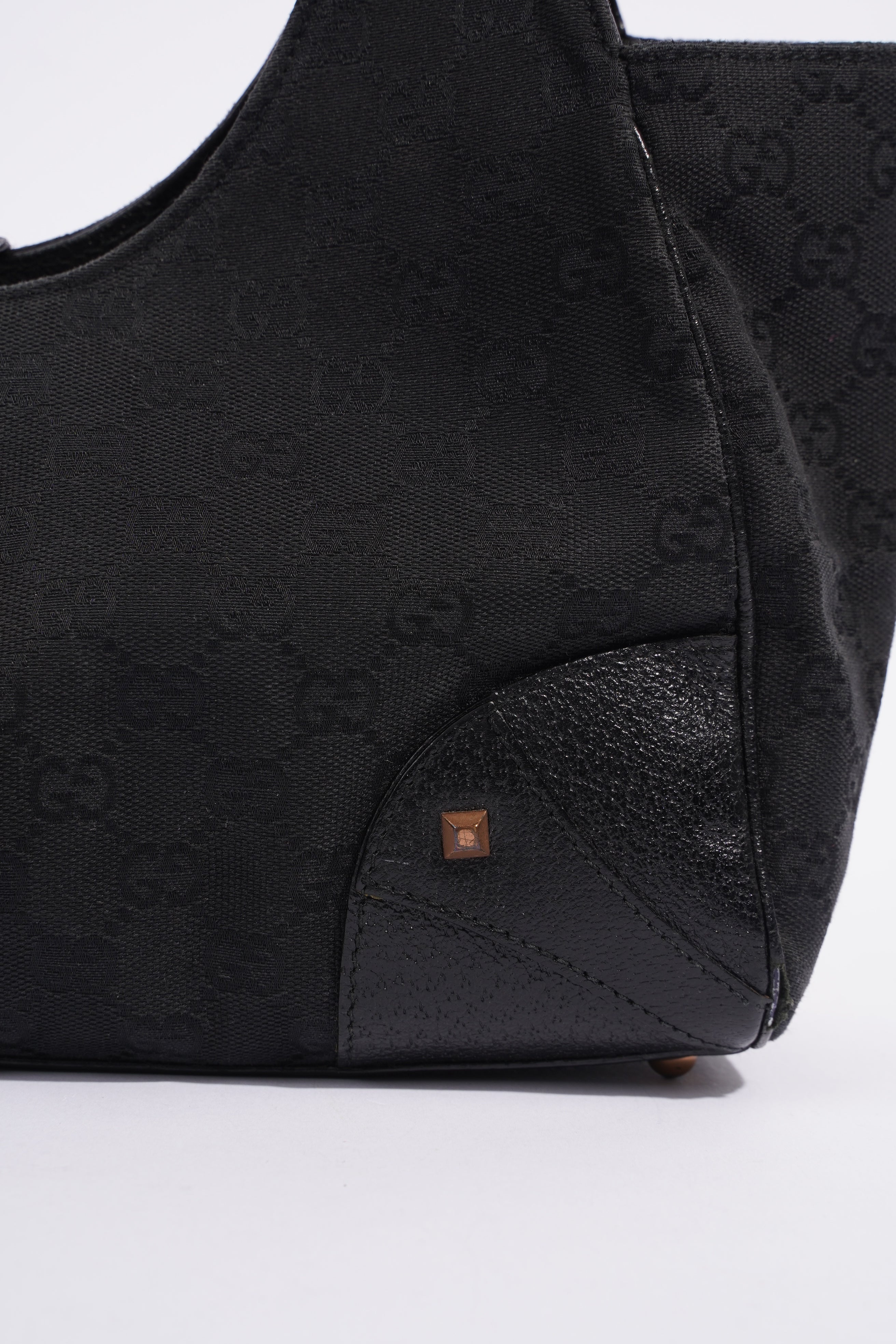 Gucci Jackie Black GG Supreme Canvas