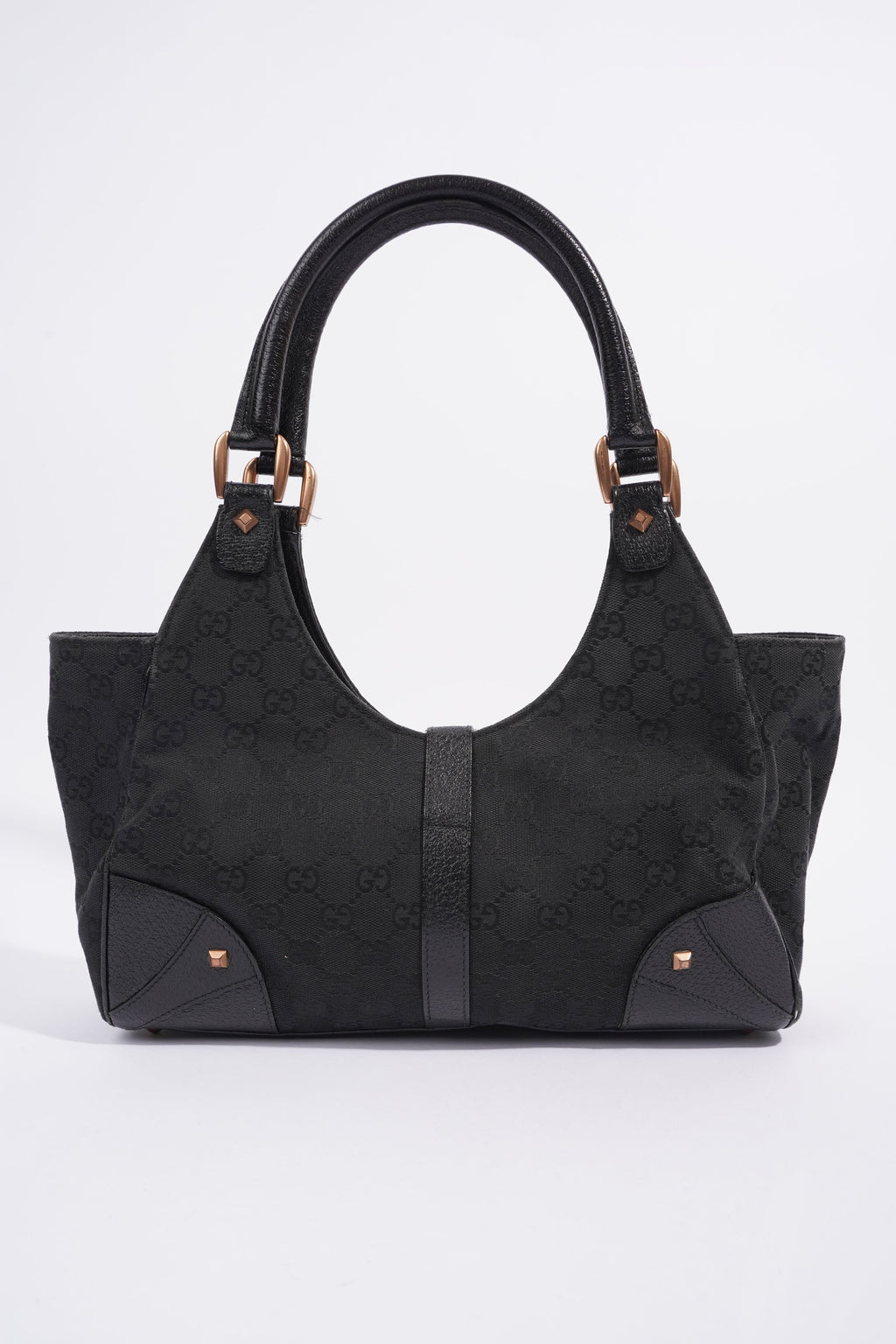 Gucci Jackie Black GG Supreme Canvas