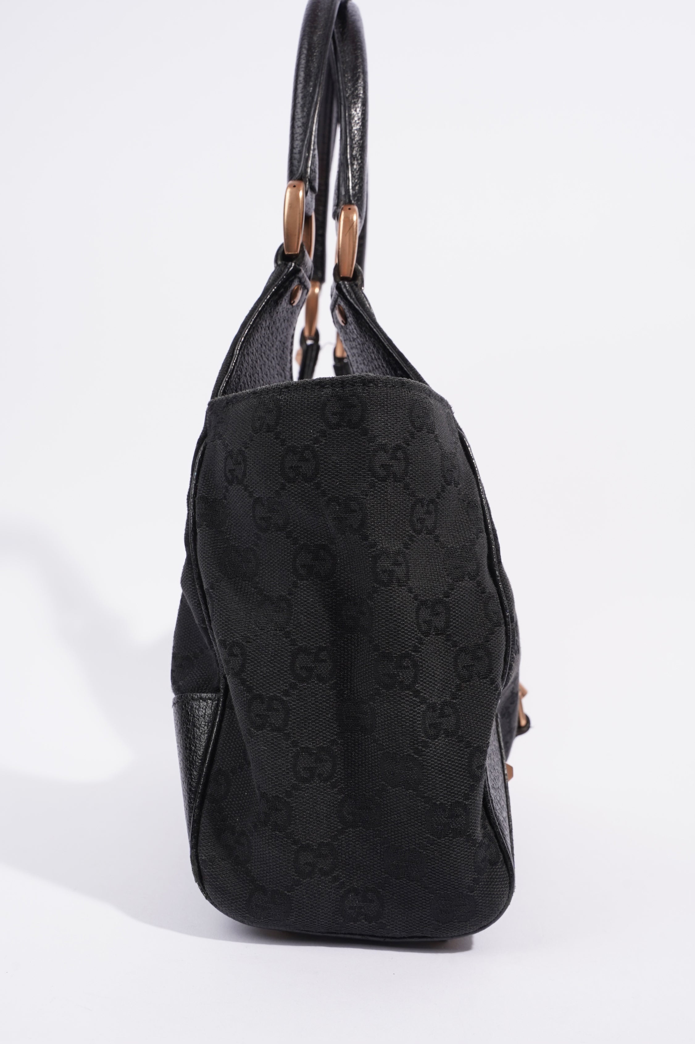 Gucci Jackie Black GG Supreme Canvas