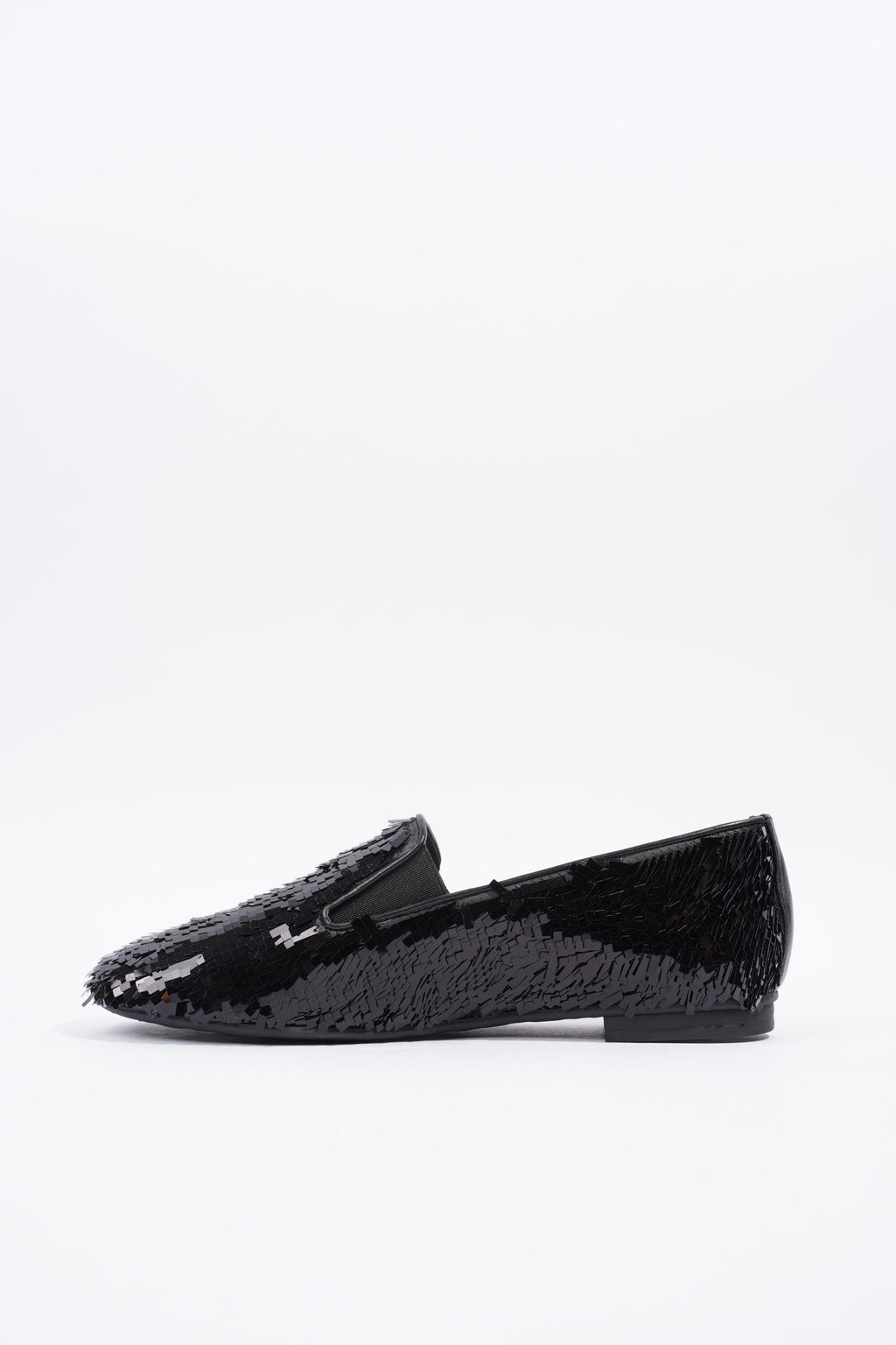 Chanel Loafer Black Sequin EU 36.5 UK 3.5