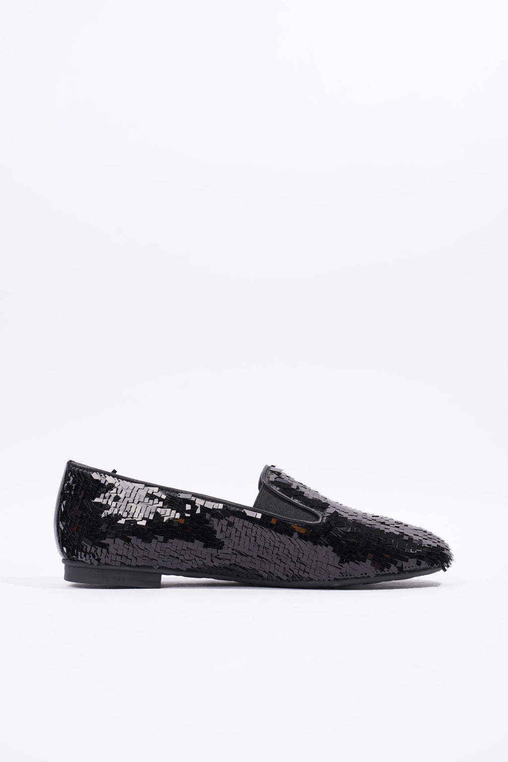 Chanel Loafer Black Sequin EU 36.5 UK 3.5