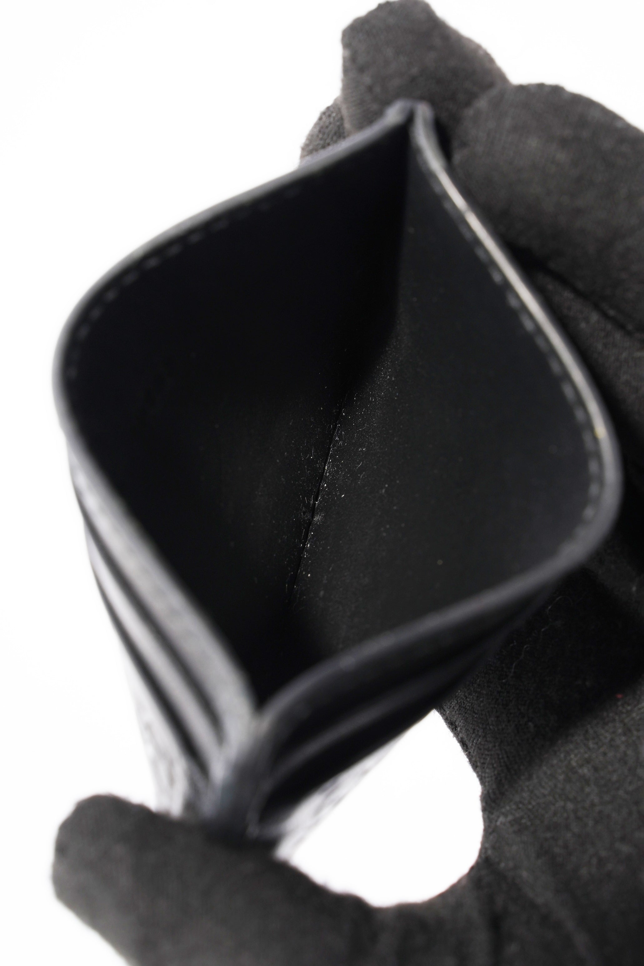 Gucci Card Holder Black Leather