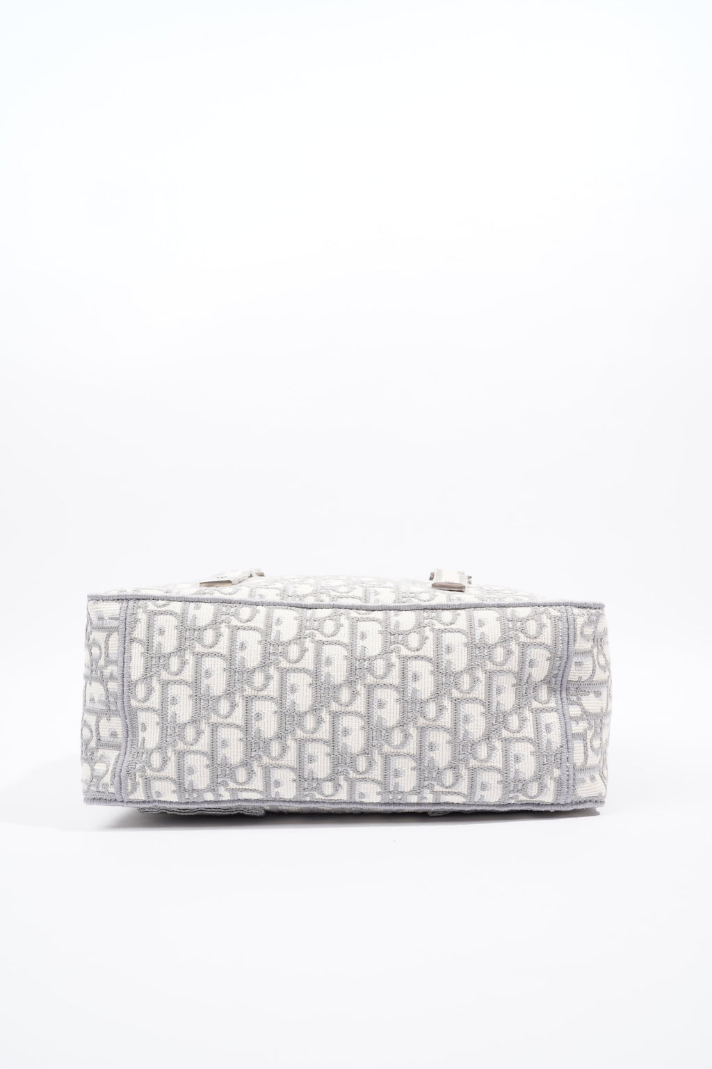 Christian Dior Diorcamp Grey / Silver Oblique Embroidery Canvas