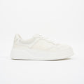 Gucci GG Embossed White Leather EU 38 UK 5