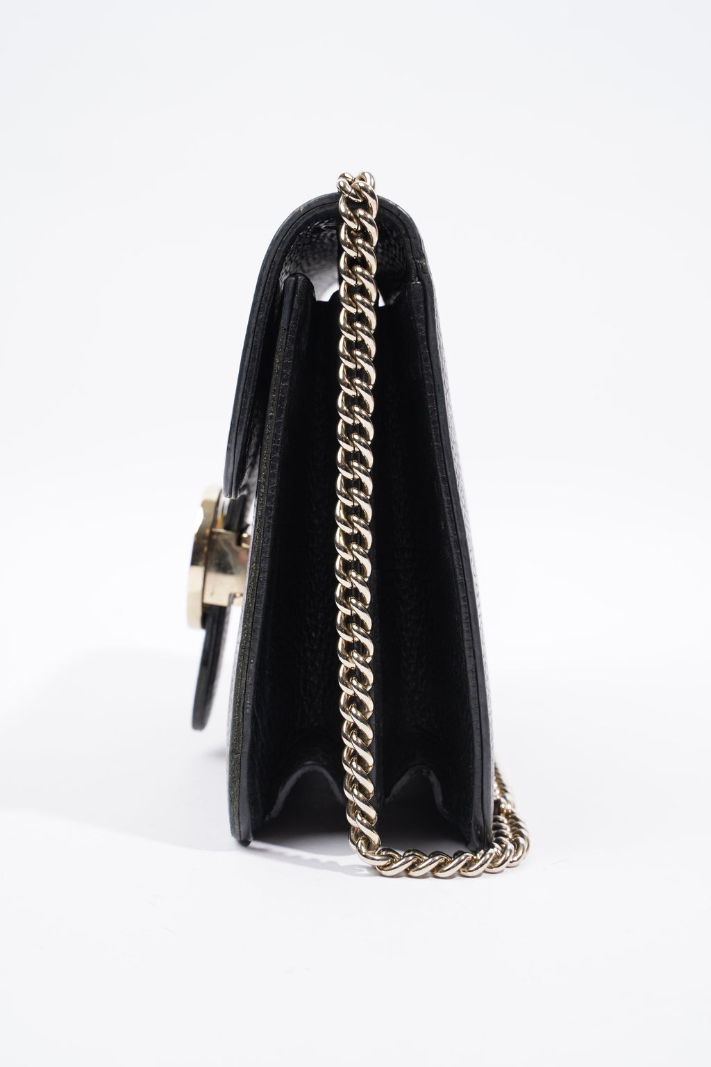 Gucci Interlocking Bag Black Leather Small
