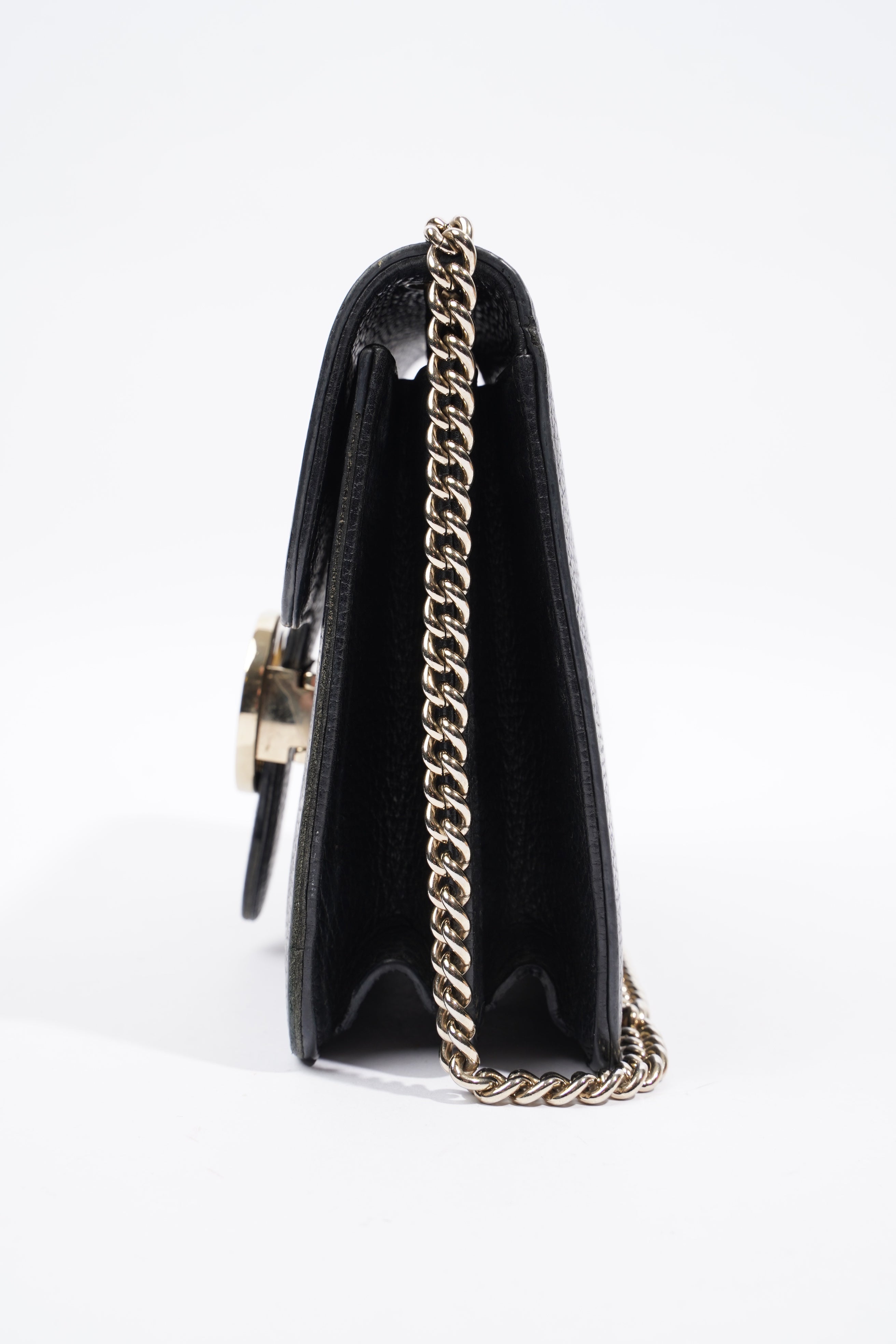 Gucci Interlocking Bag Black Leather Small