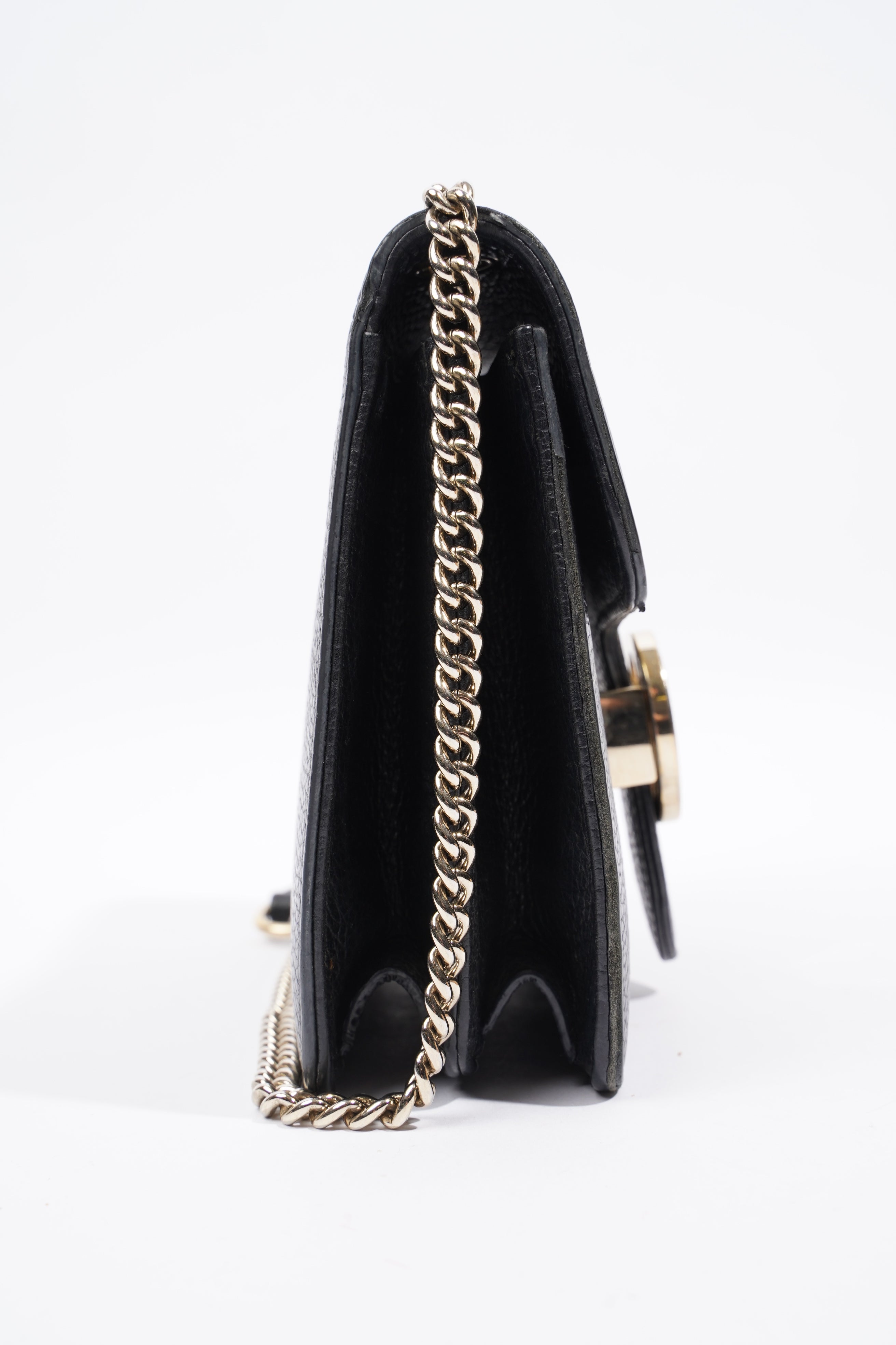 Gucci Interlocking Bag Black Leather Small