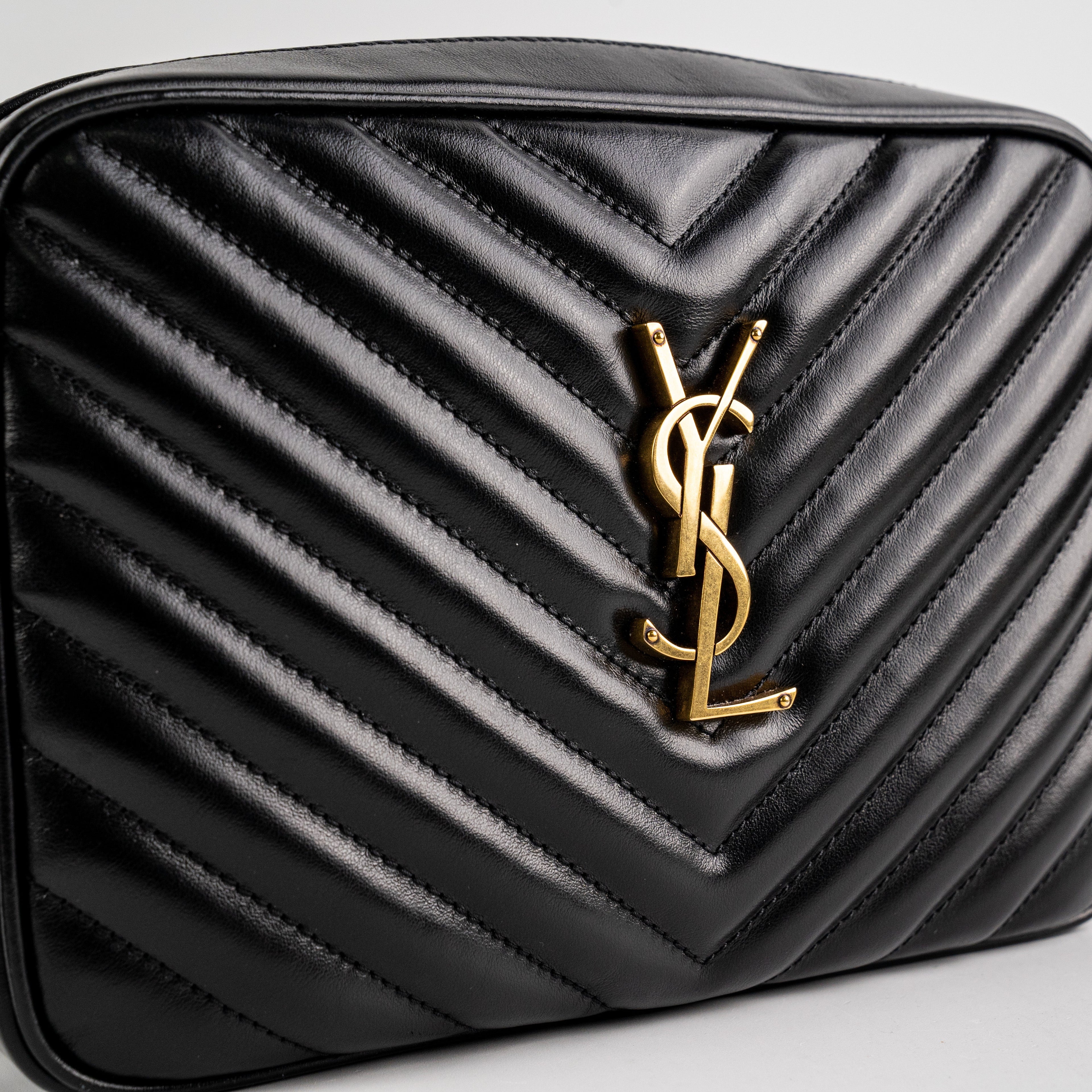 Saint Laurent Medium Camera Lou Black Bag