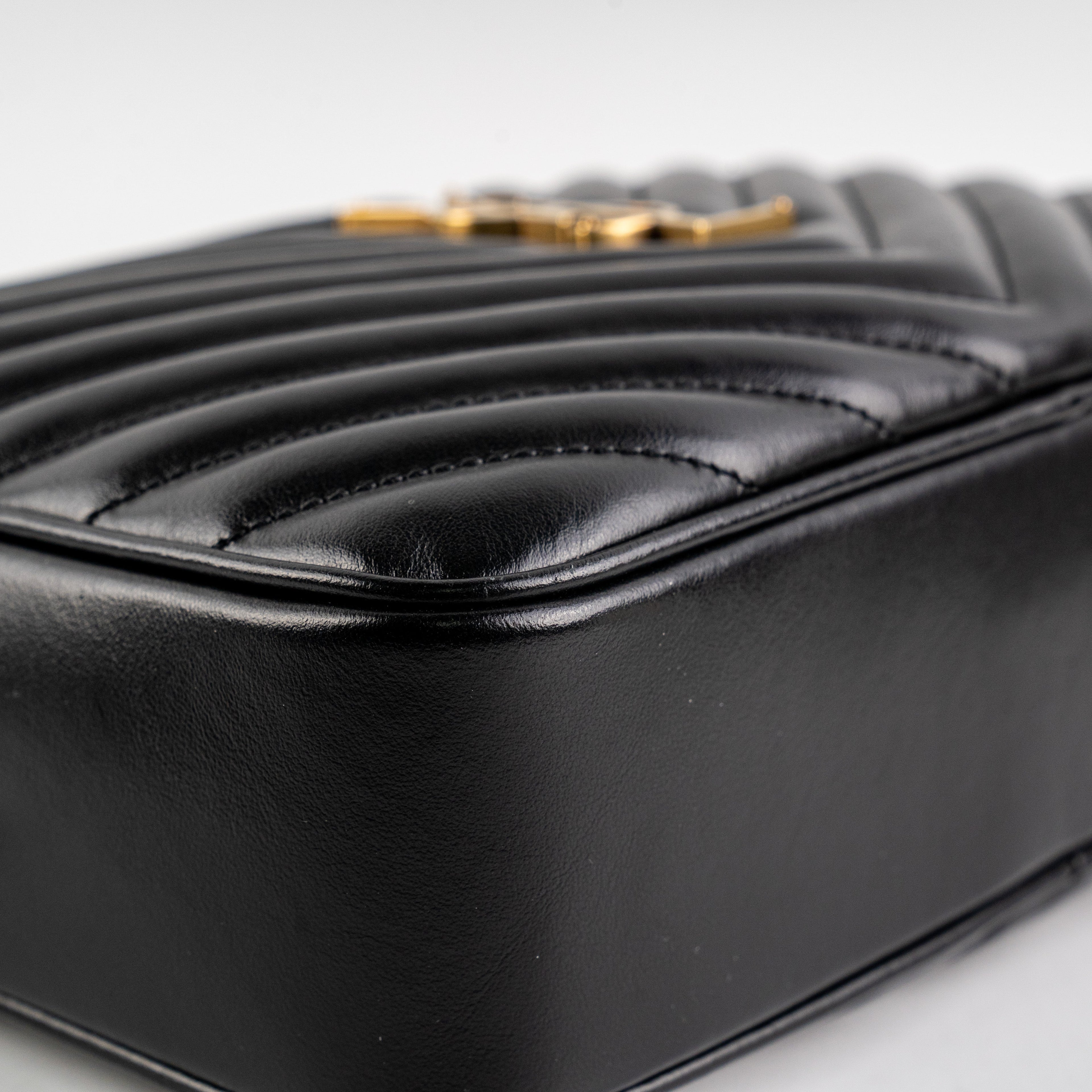 Saint Laurent Medium Camera Lou Black Bag