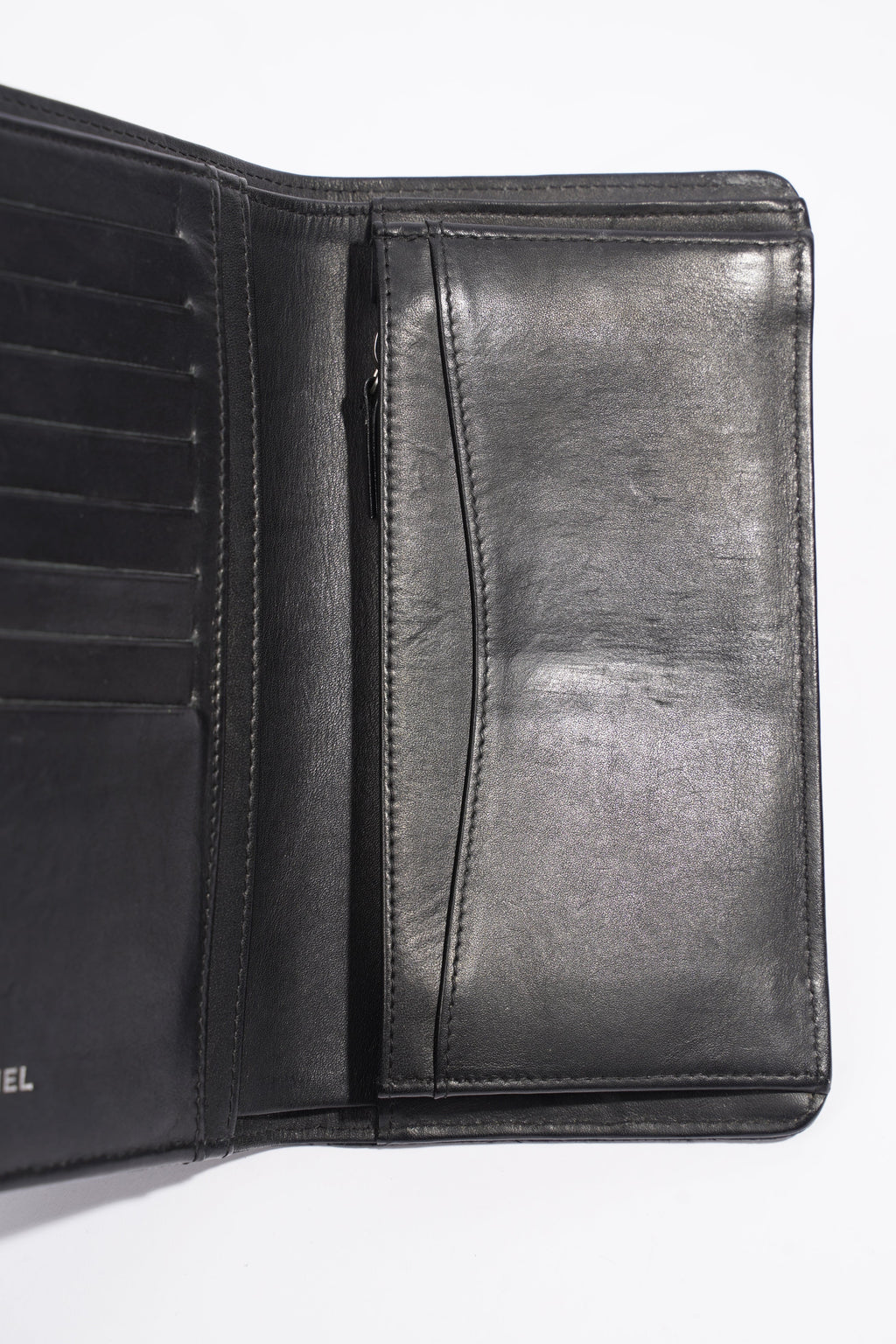 Chanel Classic Flap Wallet Black Caviar Leather