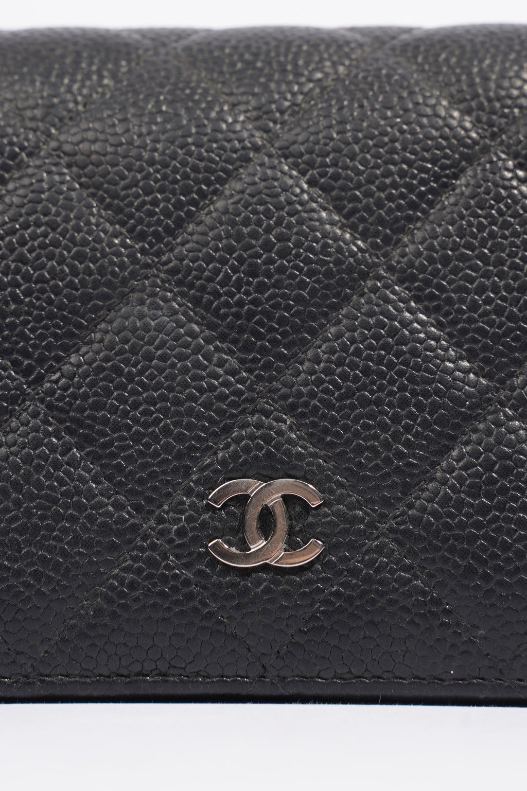 Chanel Classic Flap Wallet Black Caviar Leather