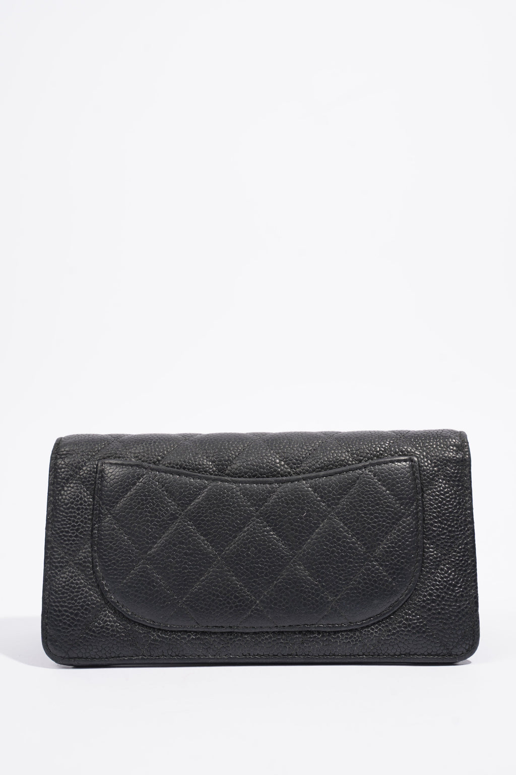 Chanel Classic Flap Wallet Black Caviar Leather