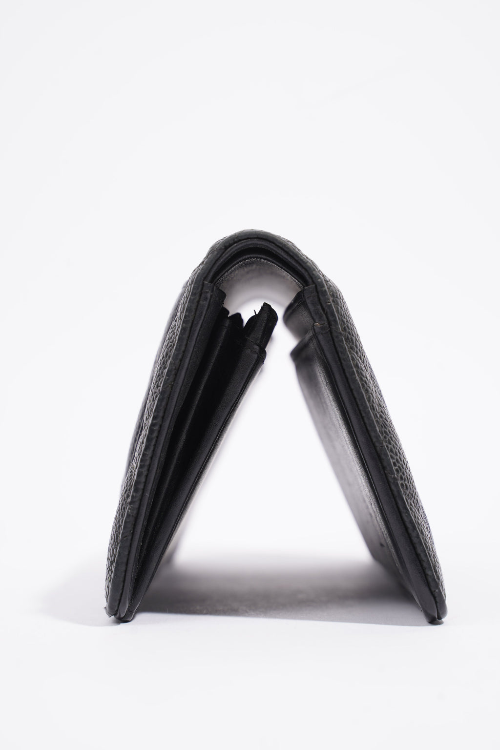 Chanel Classic Flap Wallet Black Caviar Leather