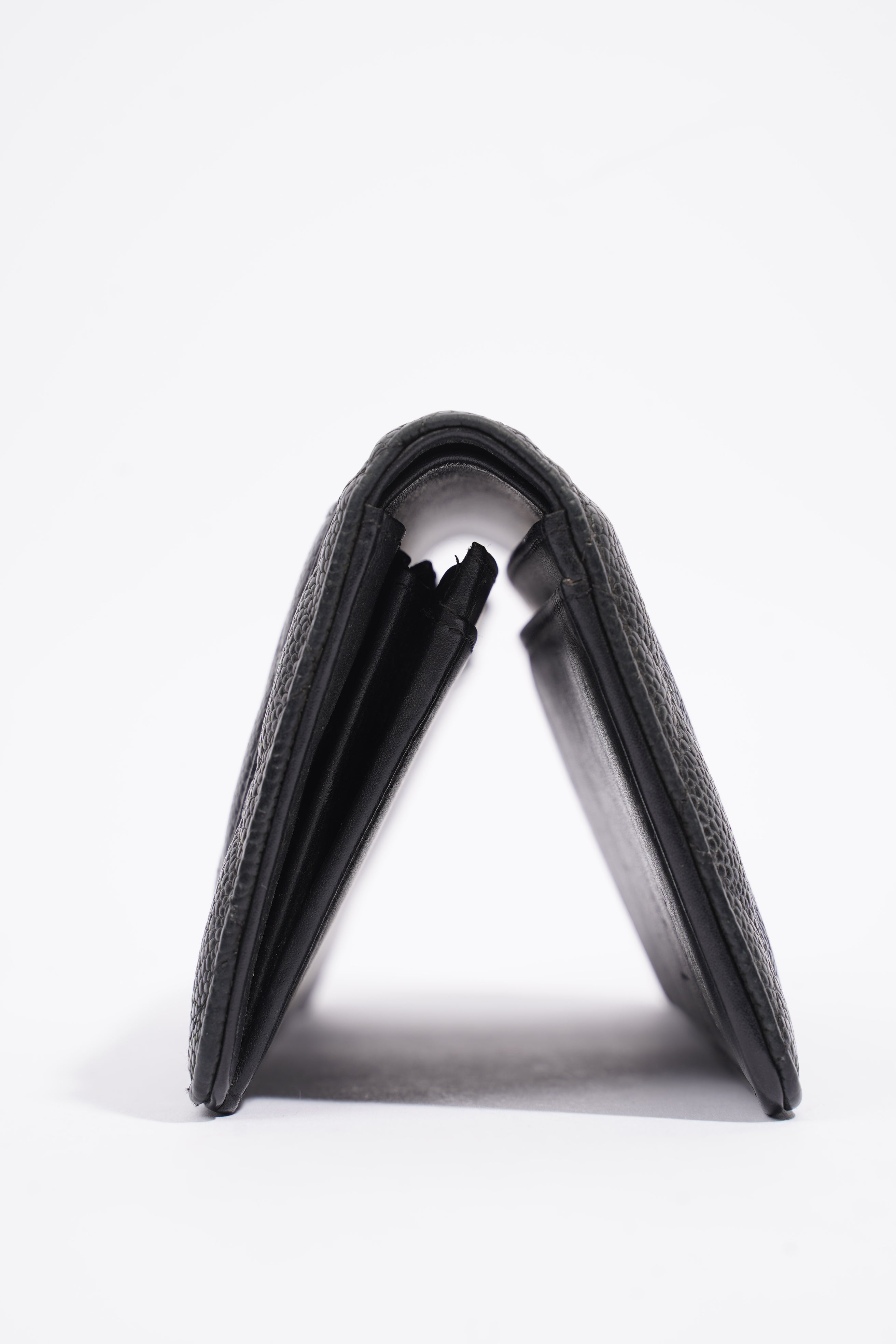 Chanel Classic Flap Wallet Black Caviar Leather