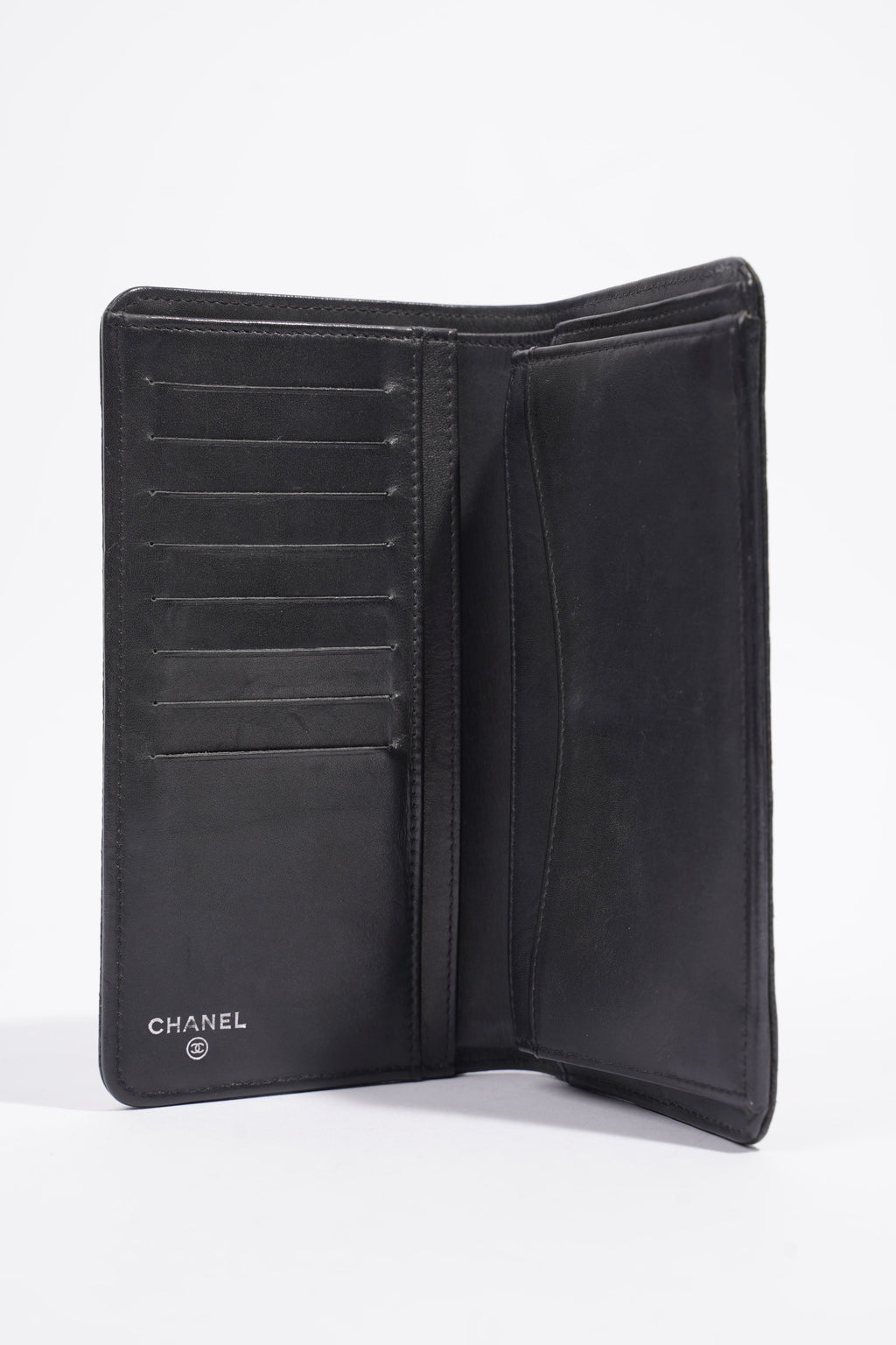 Chanel Classic Flap Wallet Black Caviar Leather