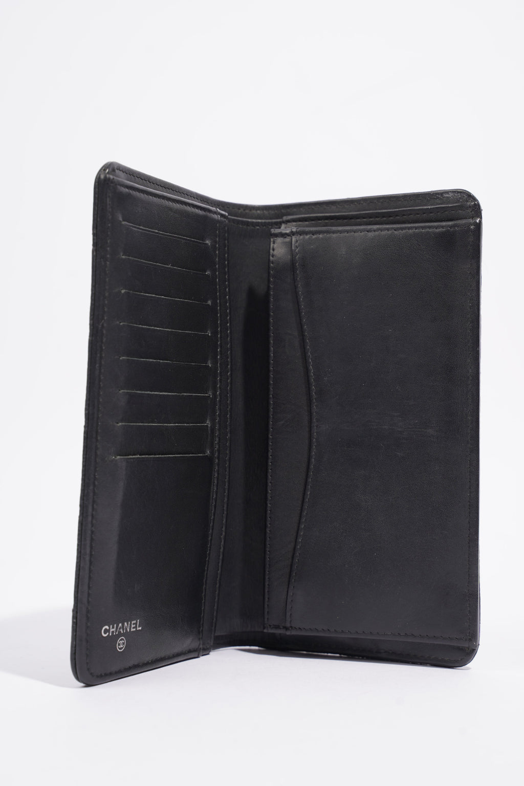 Chanel Classic Flap Wallet Black Caviar Leather