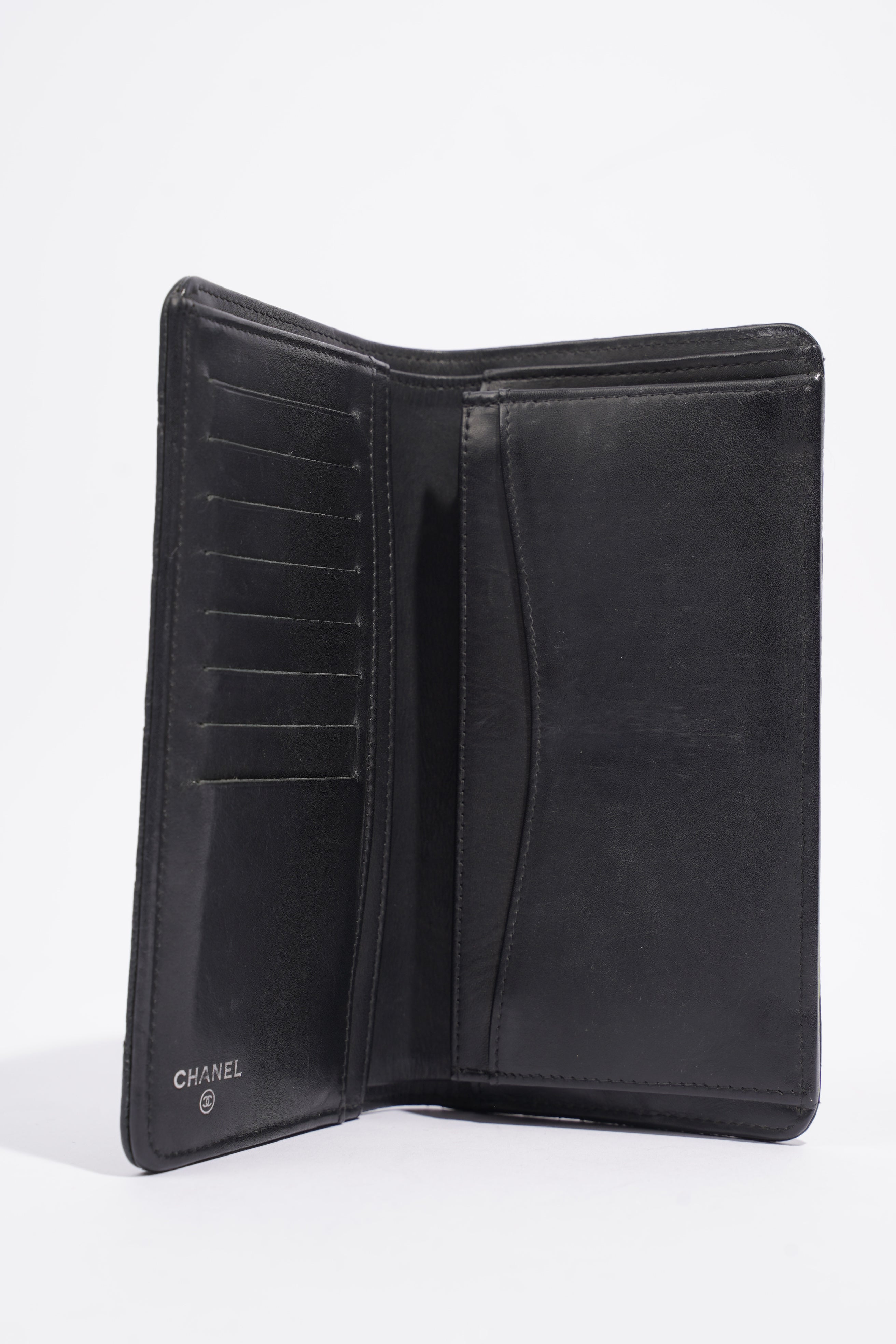 Chanel Classic Flap Wallet Black Caviar Leather