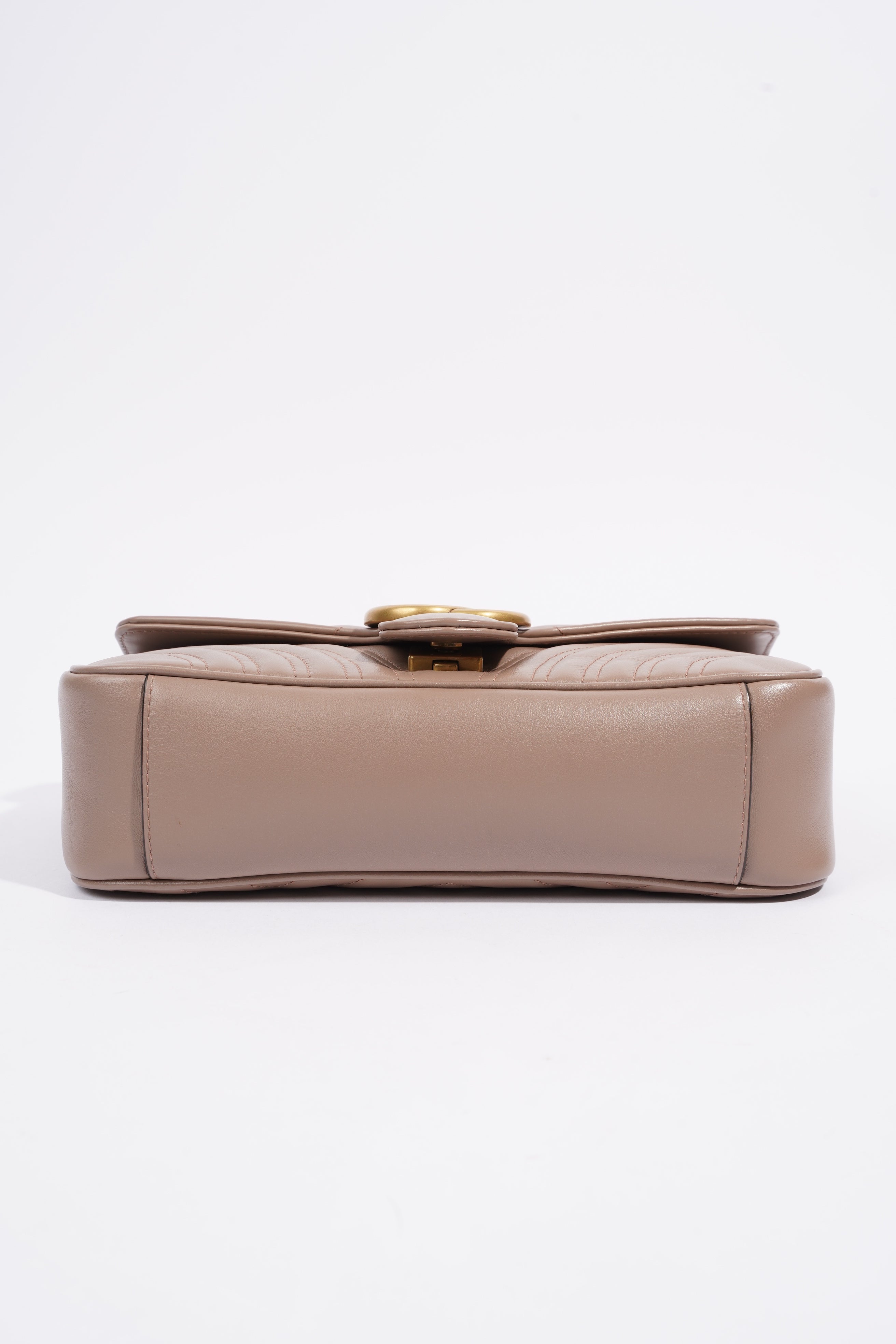 Gucci GG Marmont Matelasse Dusty Pink Matelasse Leather Small