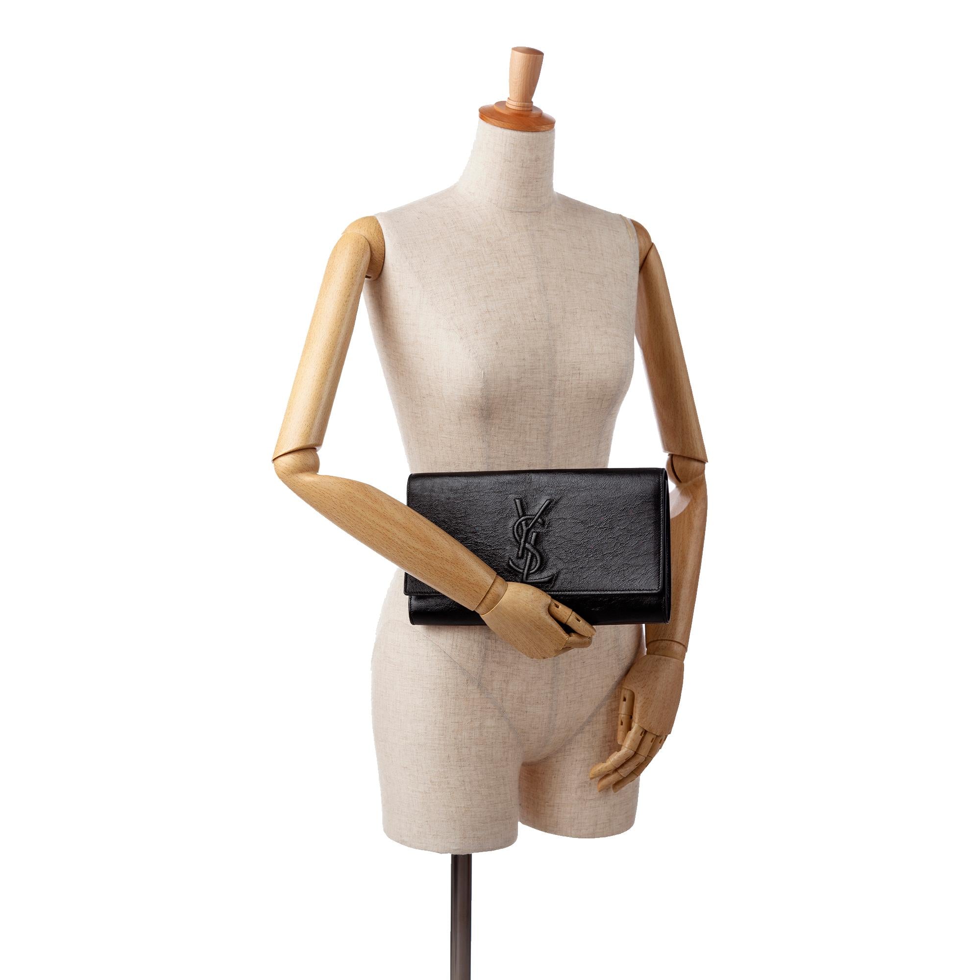 Saint Laurent Belle de Jour Clutch (SHG-hBNwwE)