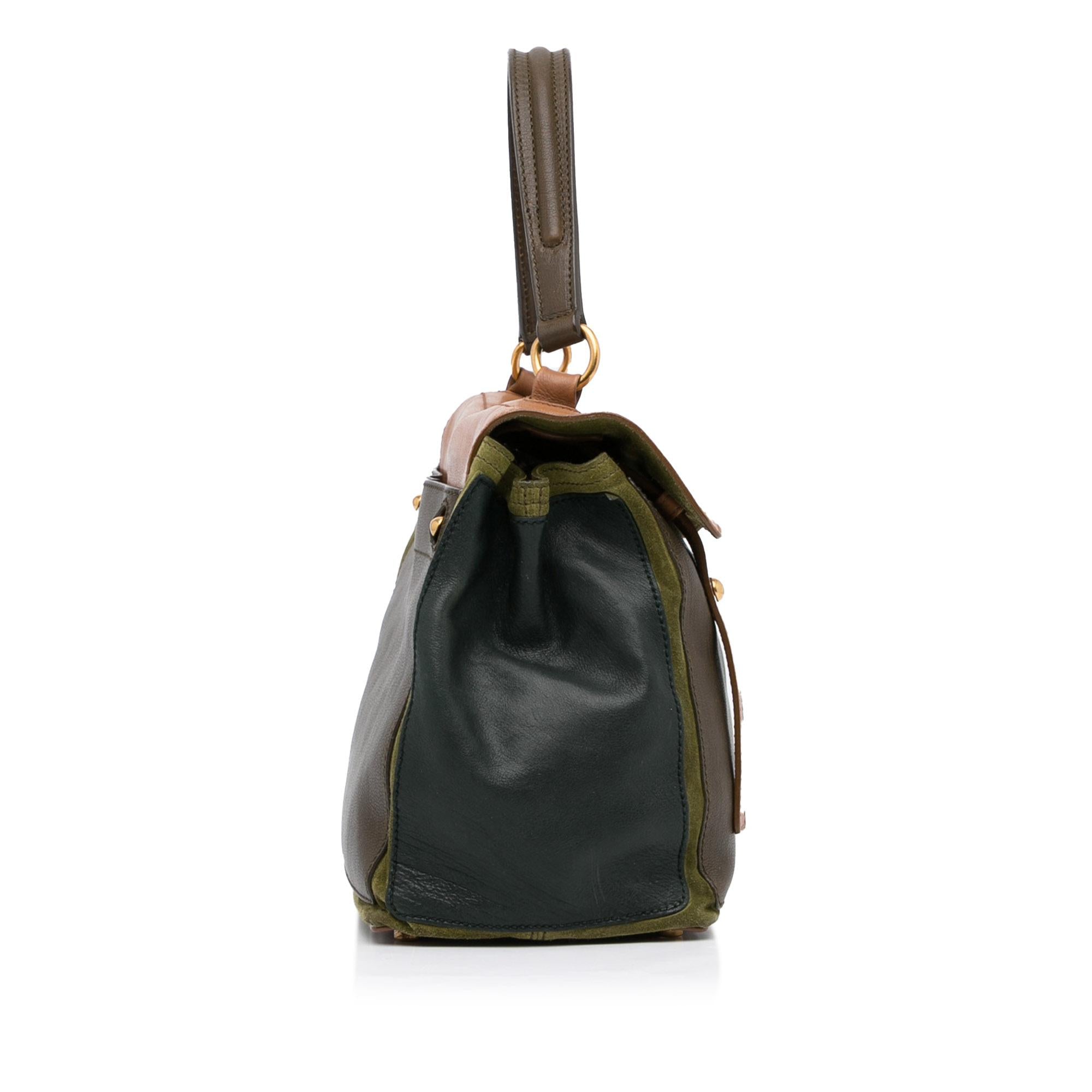 Saint Laurent Bicolor Muse Two (SHG-YW2aQn)