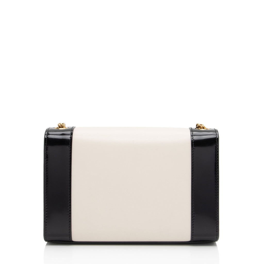 Saint Laurent Nappa Leather Bicolor Kate Small Shoulder Bag (SHF-ru59Gl)