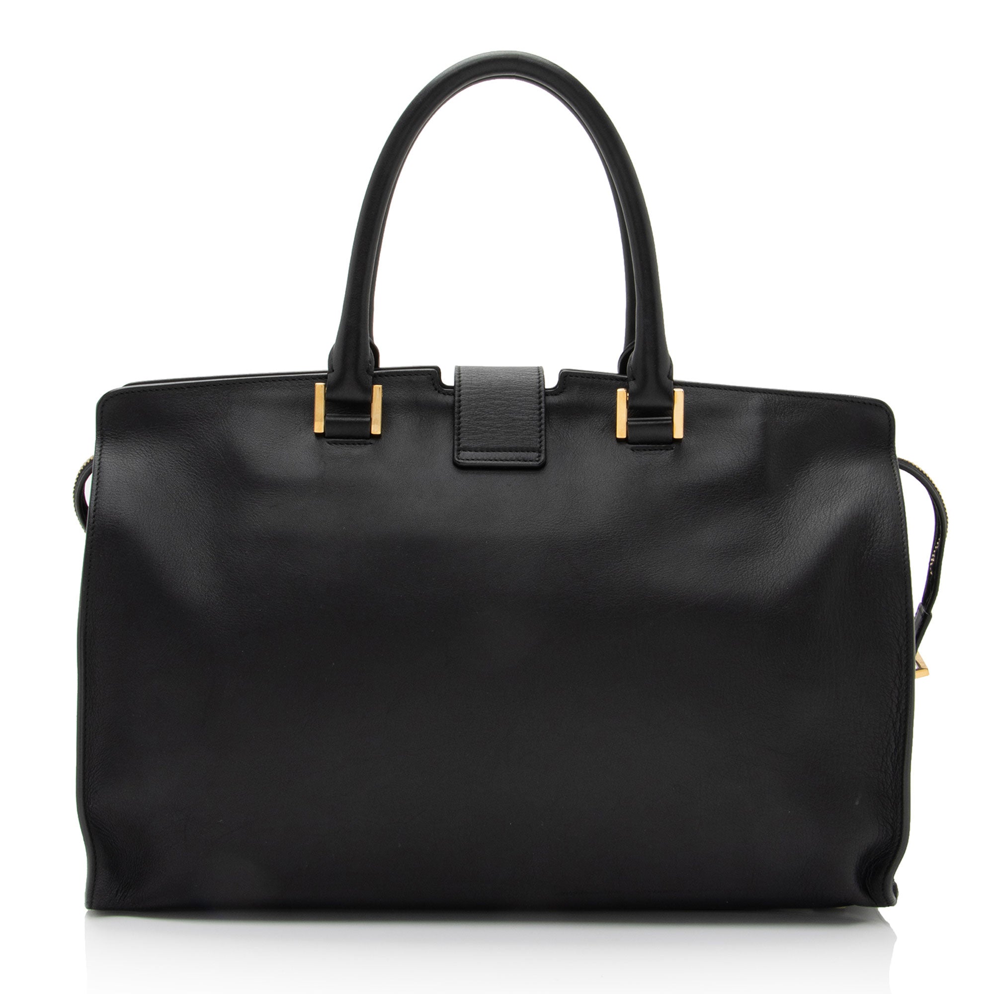Saint Laurent Calfskin Cabas Chyc Medium Tote (SHF-vEmkbR)