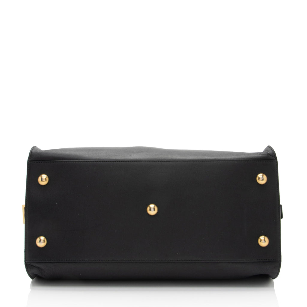 Saint Laurent Calfskin Cabas Chyc Medium Tote (SHF-vEmkbR)