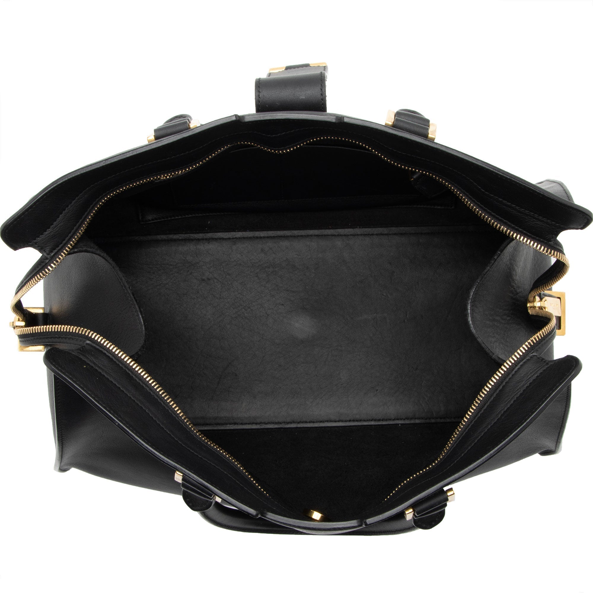 Saint Laurent Calfskin Cabas Chyc Medium Tote (SHF-vEmkbR)