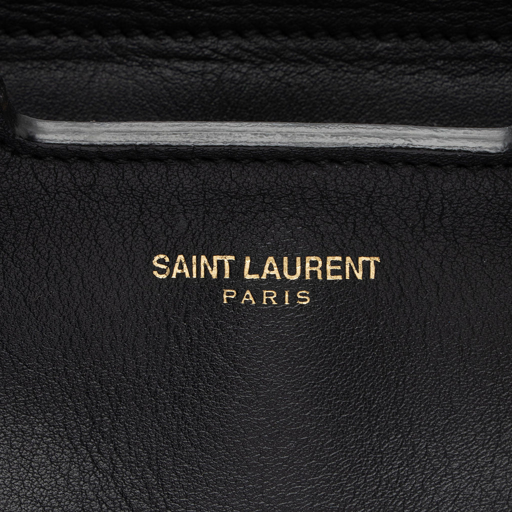 Saint Laurent Calfskin Cabas Chyc Medium Tote (SHF-vEmkbR)