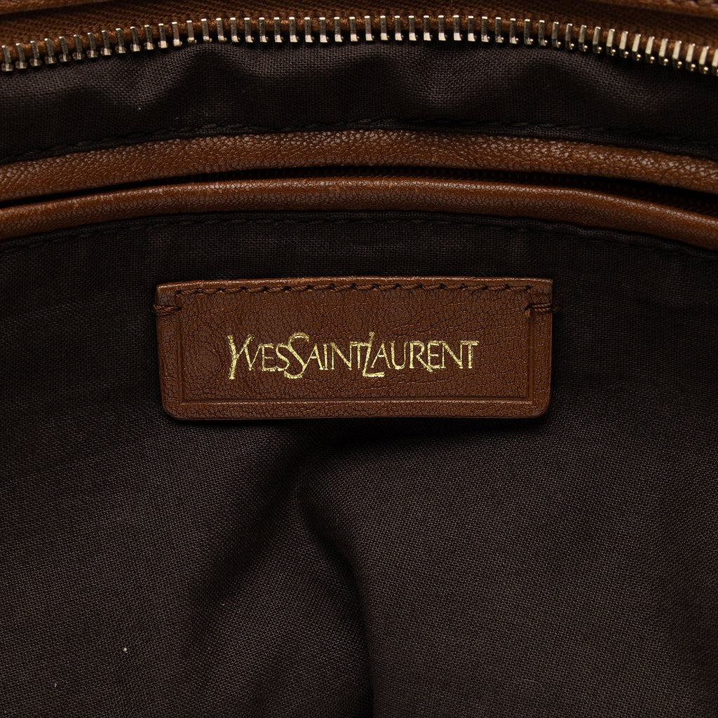Saint Laurent Calfskin Cabas Chyc Medium Tote (SHF-Ivua2g)