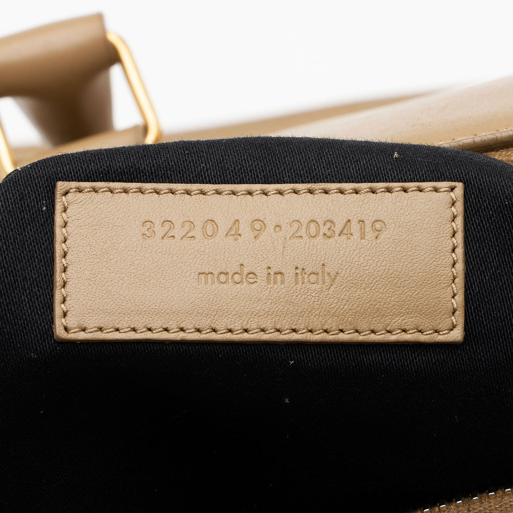 Saint Laurent Calfskin Duffle 6 Satchel (SHF-ZZBrpg)