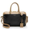 Saint Laurent Calfskin Duffle 6 Satchel (SHF-ZZBrpg)