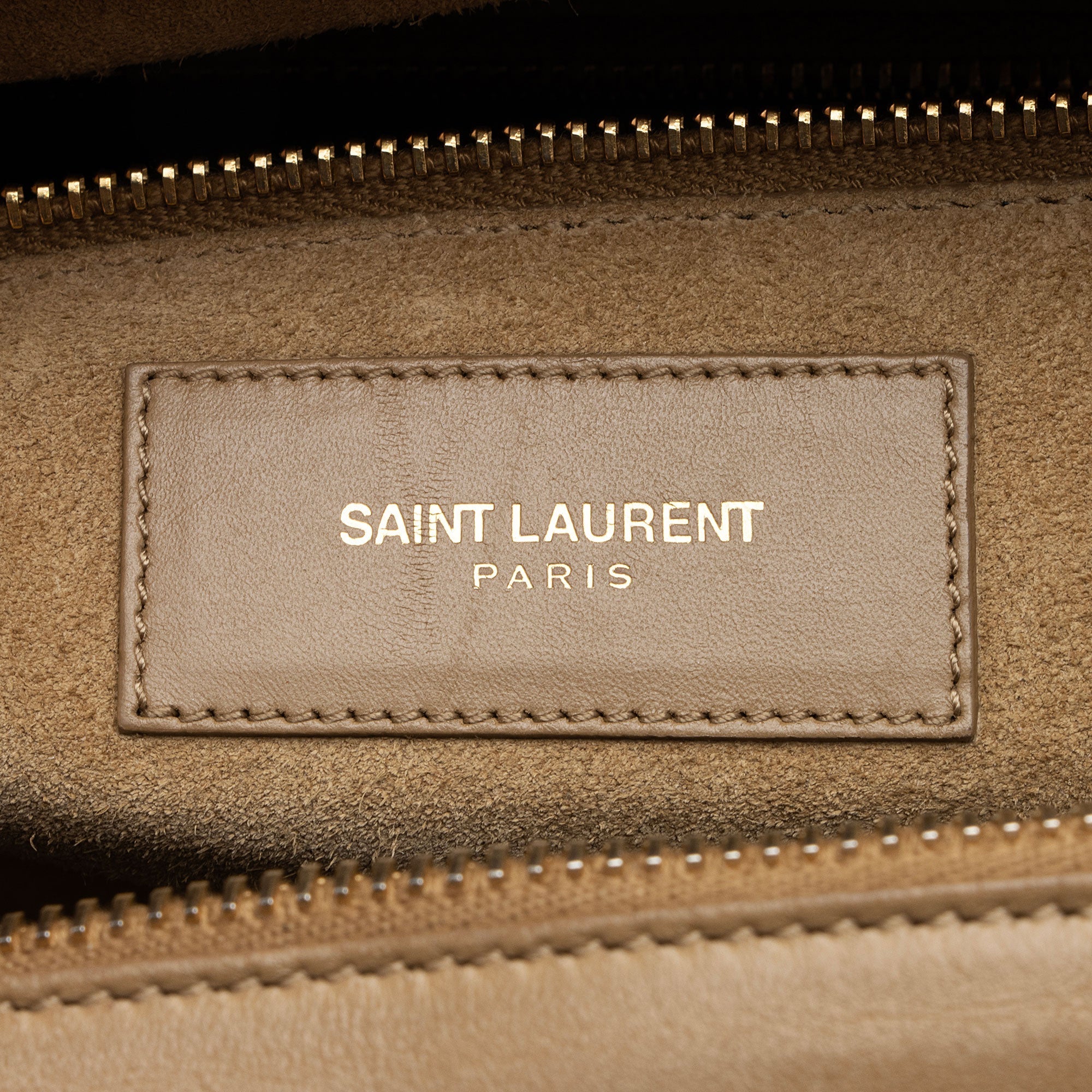 Saint Laurent Calfskin Duffle 6 Satchel (SHF-ZZBrpg)