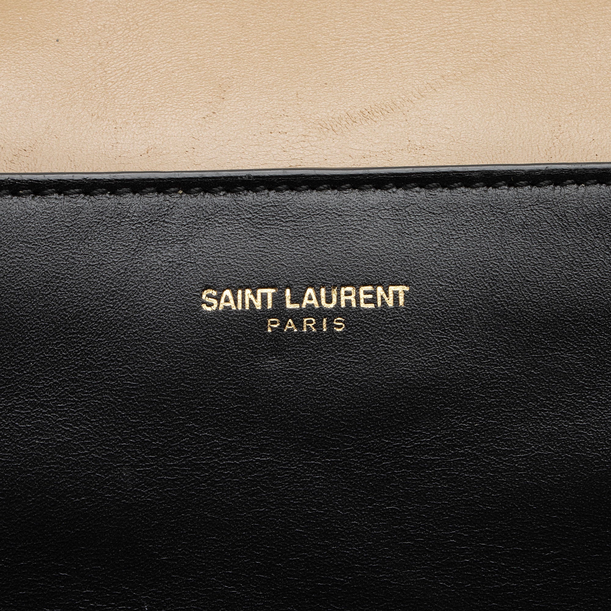 Saint Laurent Calfskin Duffle 6 Satchel (SHF-ZZBrpg)