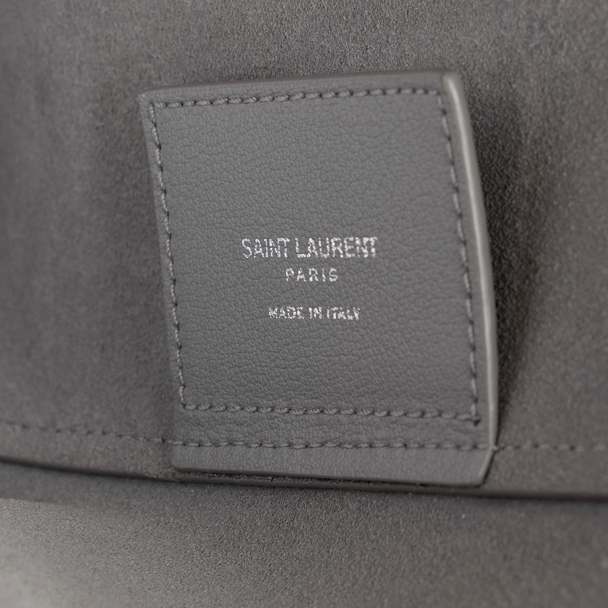 Saint Laurent Calfskin Large Shopping Tote (SHF-pwhKvE)