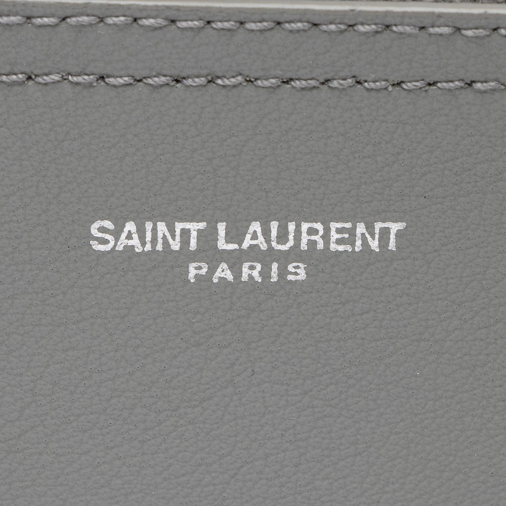 Saint Laurent Calfskin Large Shopping Tote (SHF-pwhKvE)