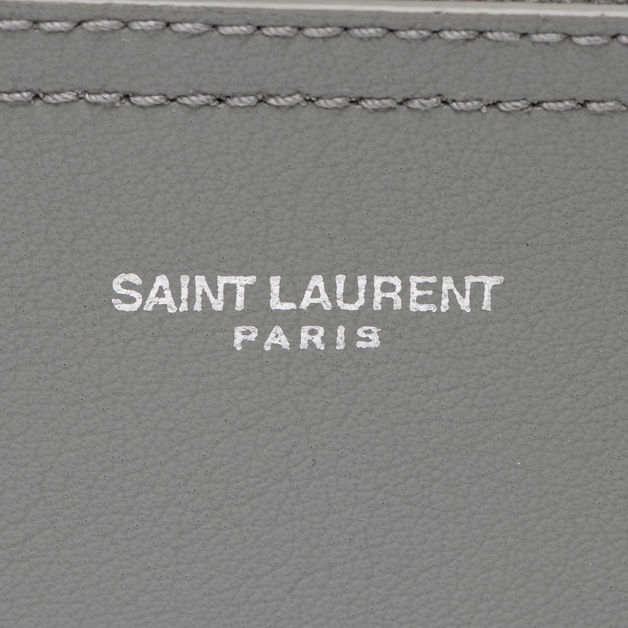 Saint Laurent Calfskin Large Shopping Tote (SHF-pwhKvE)