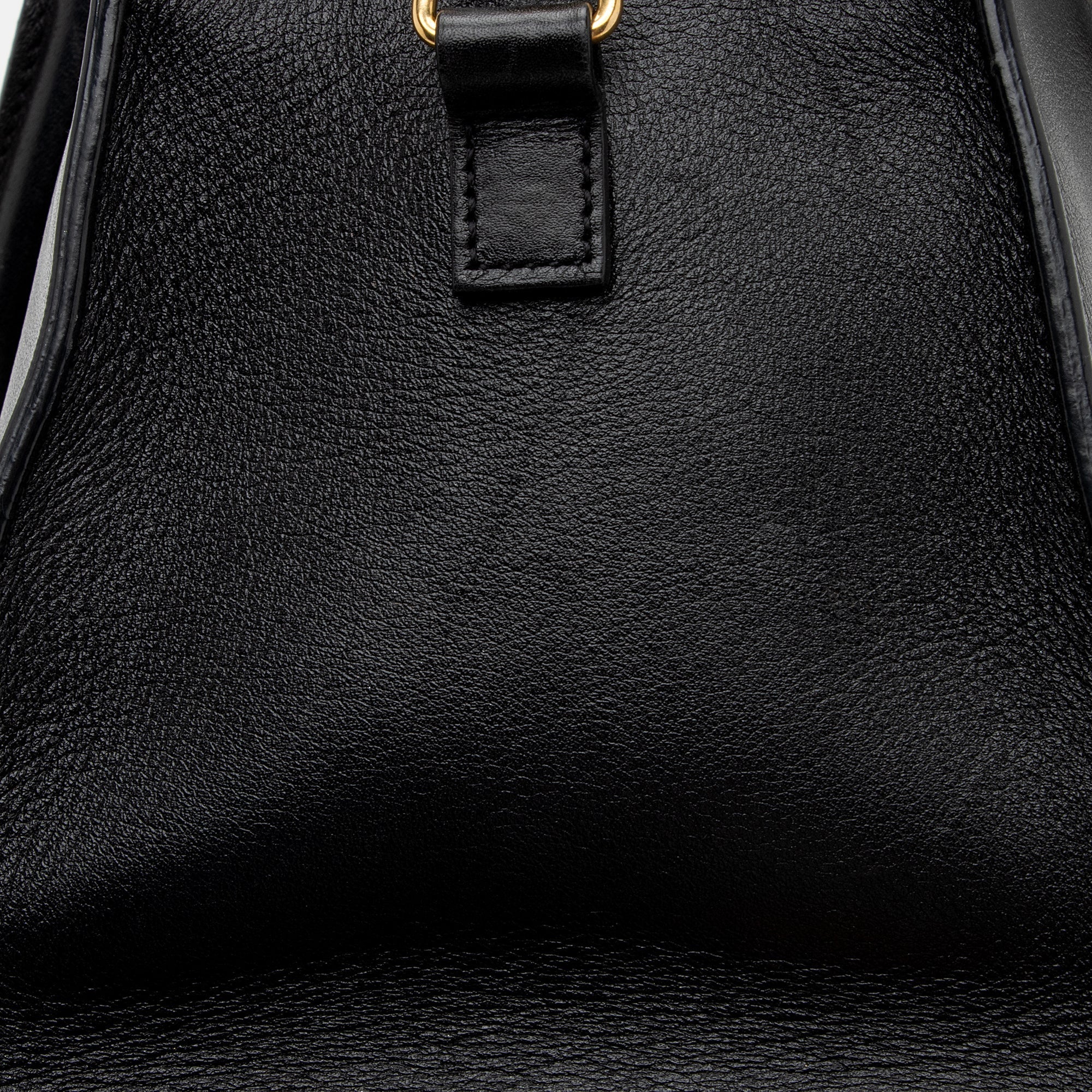 Saint Laurent Calfskin Monogram Baby Cabas Tote (SHF-aWaDWU)
