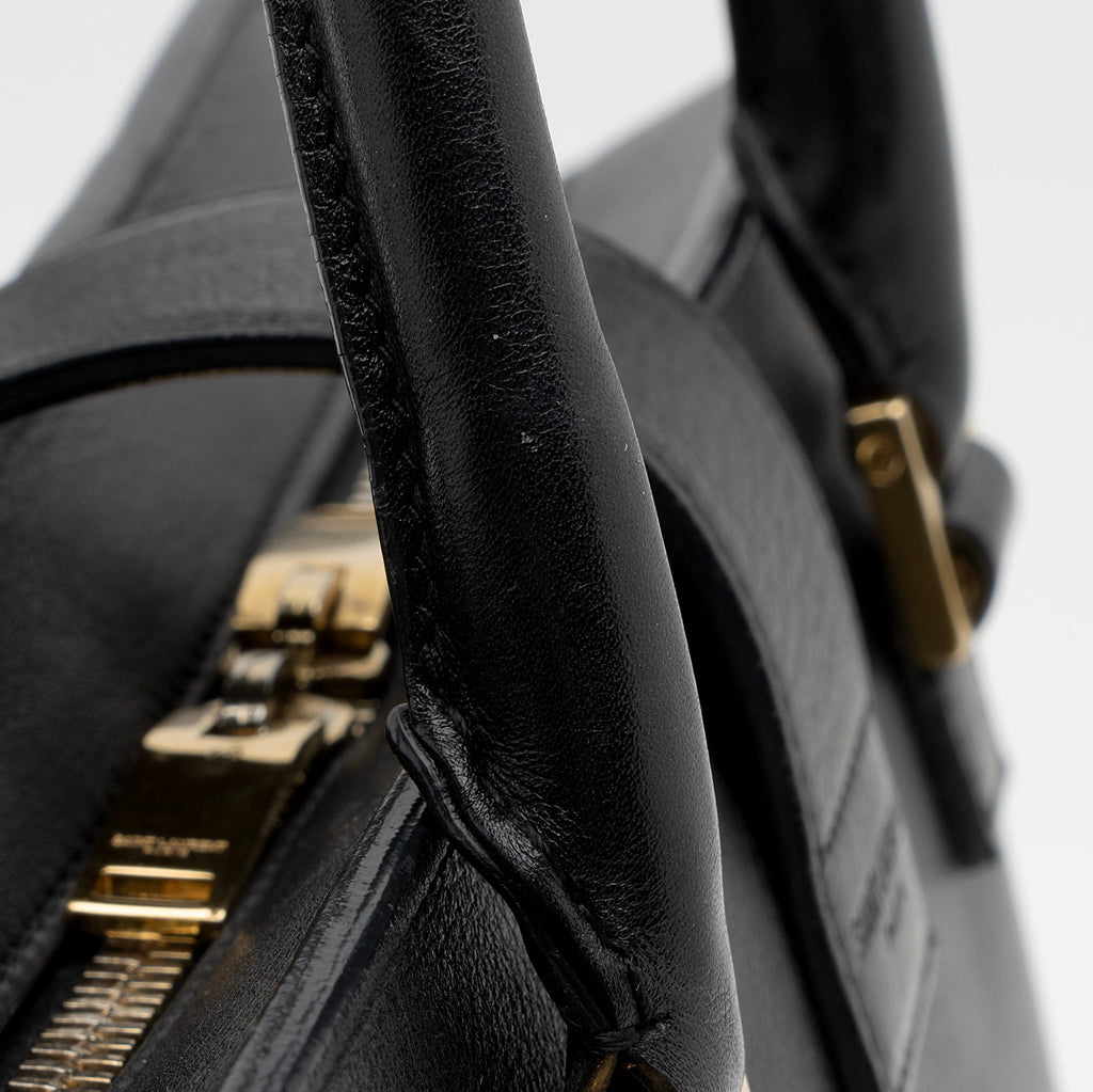 Saint Laurent Calfskin Monogram Baby Cabas Tote (SHF-aWaDWU)