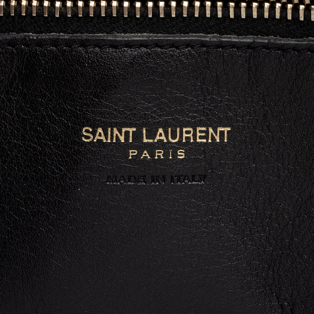 Saint Laurent Calfskin Monogram Baby Cabas Tote (SHF-aWaDWU)