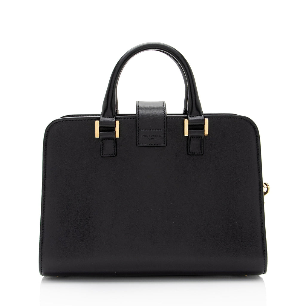 Saint Laurent Calfskin Monogram Baby Cabas Tote (SHF-Emwqyt)
