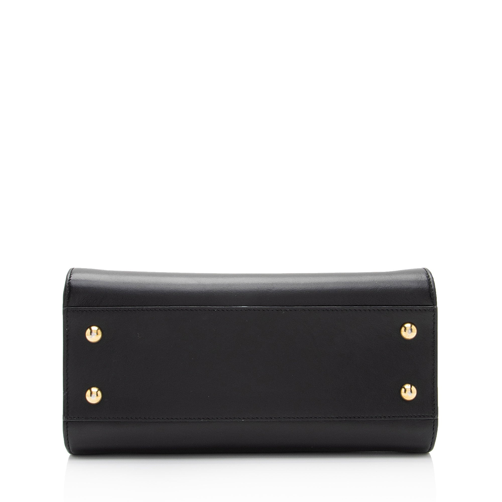 Saint Laurent Calfskin Monogram Baby Cabas Tote (SHF-Emwqyt)