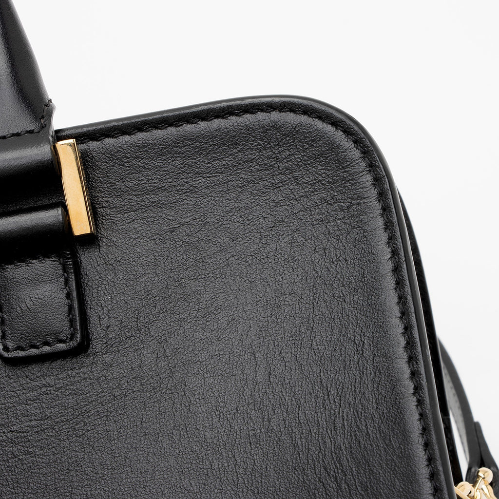 Saint Laurent Calfskin Monogram Baby Cabas Tote (SHF-Emwqyt)