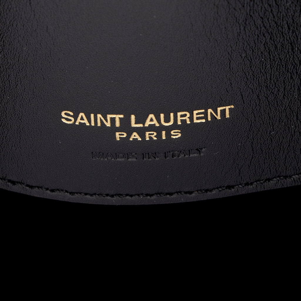 Saint Laurent Calfskin Monogram Le 37 Bucket Bag (SHF-YsxF8W)