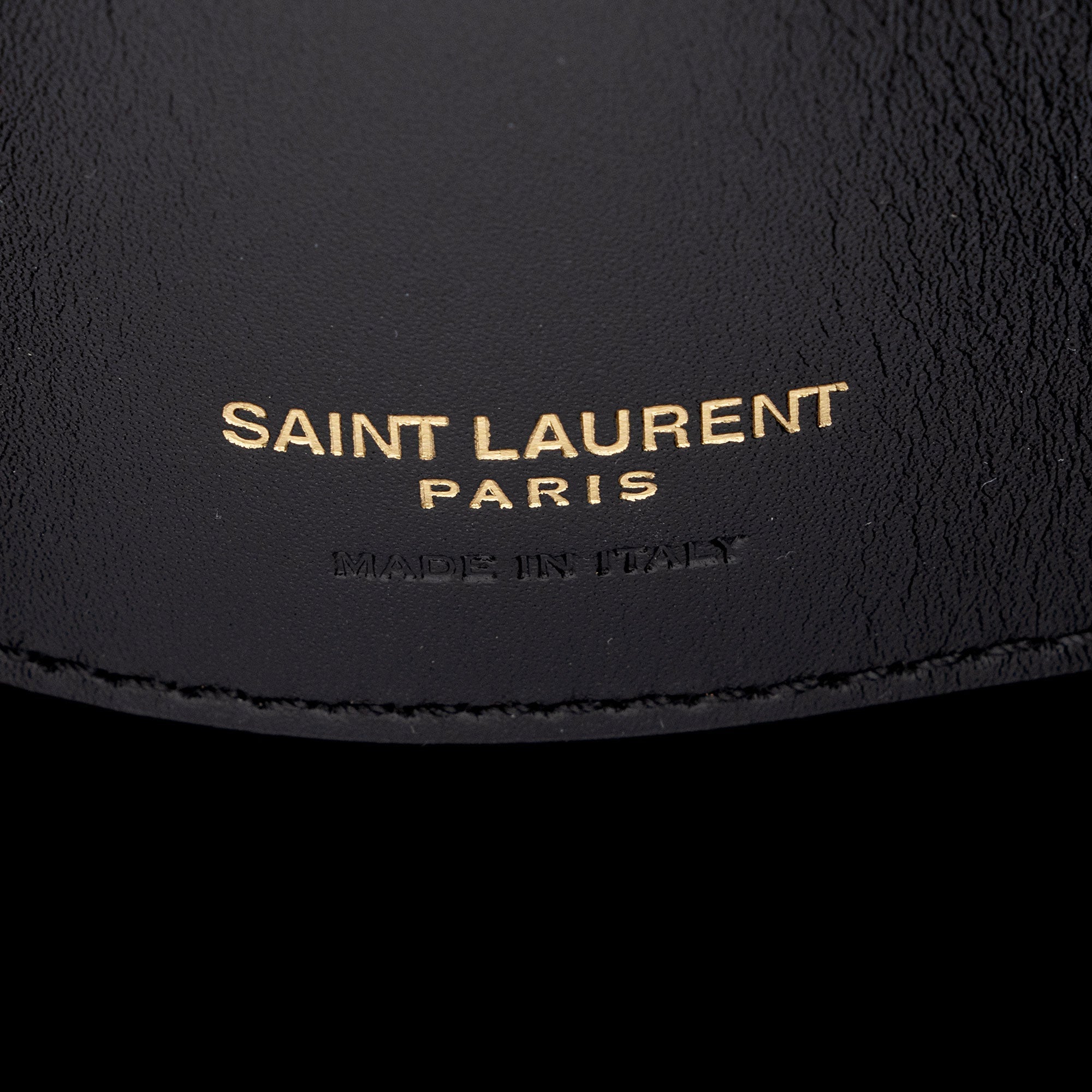 Saint Laurent Calfskin Monogram Le 37 Bucket Bag (SHF-YsxF8W)