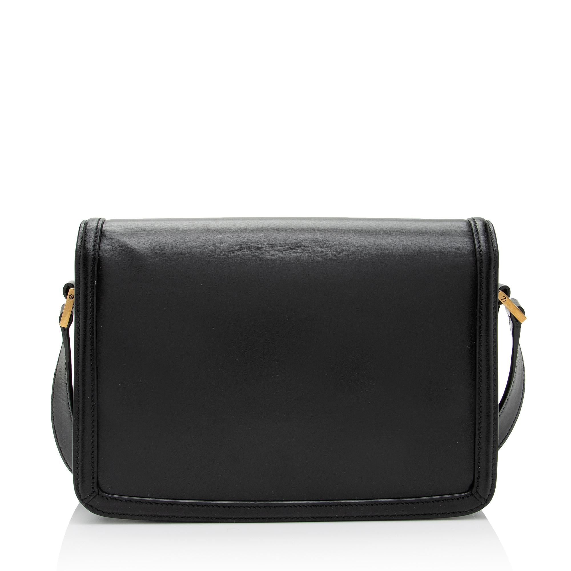 Saint Laurent Calfskin Monogram Solferino Medium Shoulder Bag - FINAL SALE (SHF-uXDDFd)