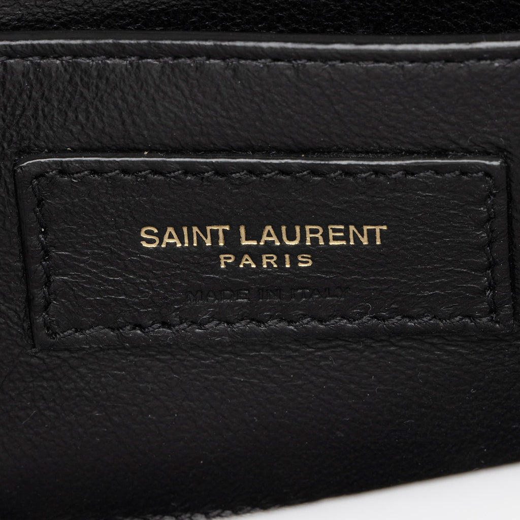 Saint Laurent Calfskin Monogram Solferino Medium Shoulder Bag - FINAL SALE (SHF-uXDDFd)