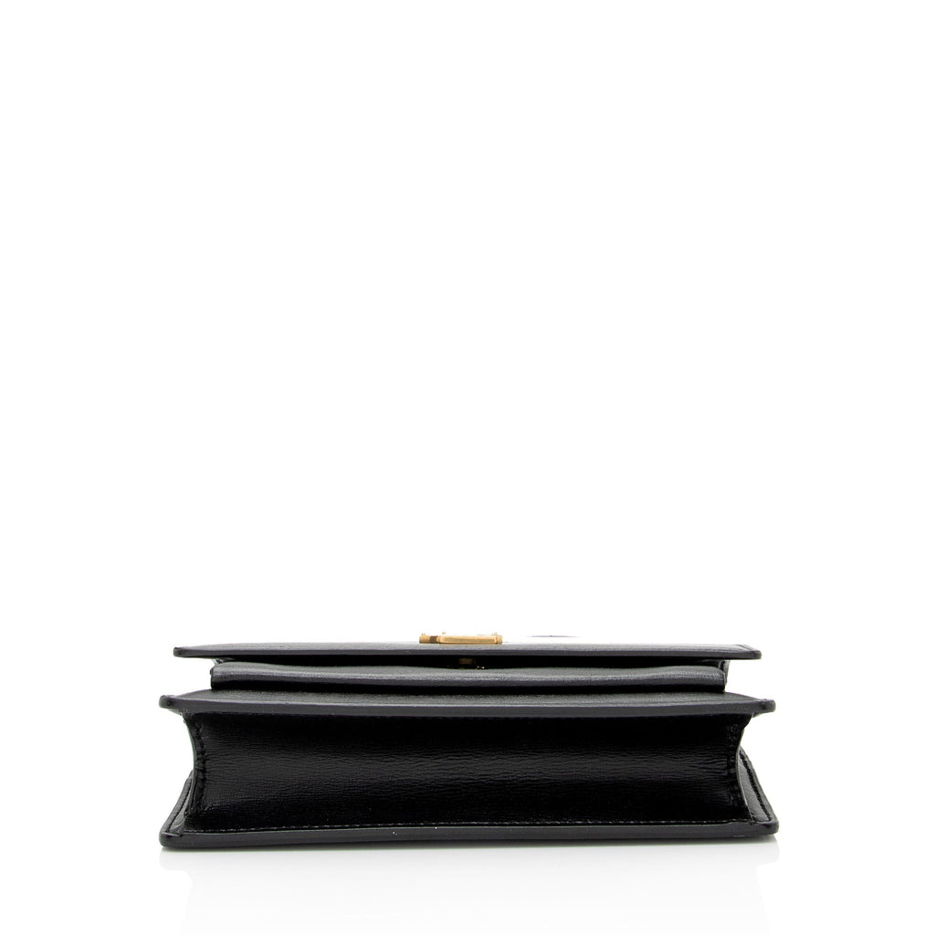 Saint Laurent Calfskin Monogram Sunset Mini Wallet on Chain Bag (SHF-dovv8x)