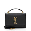 Saint Laurent Calfskin Monogram Sunset Mini Wallet on Chain Bag (SHF-dovv8x)